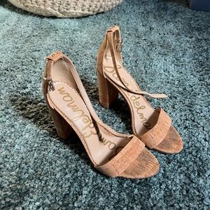 Sam Edelman Cork Heeled Sandal